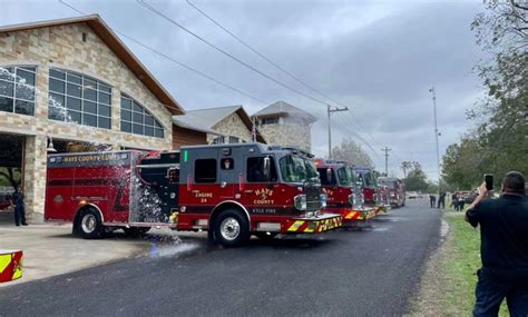 Kyle Fire Department adds 3 new engines, breaks ground on new station